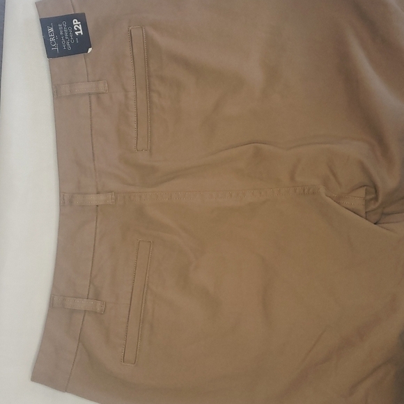 NWT J. CREW Girlfriend Chino High Rise Khakhi Ankle Cropped - Picture 9 of 9